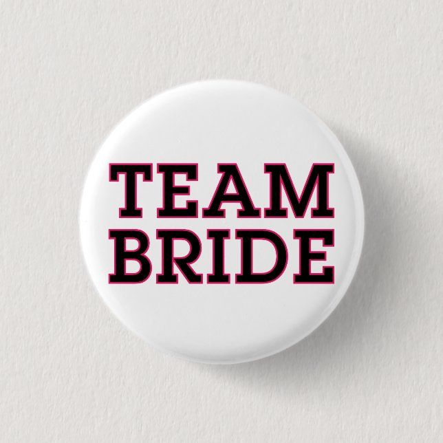Team Bride Pin Knapp (Framsida)