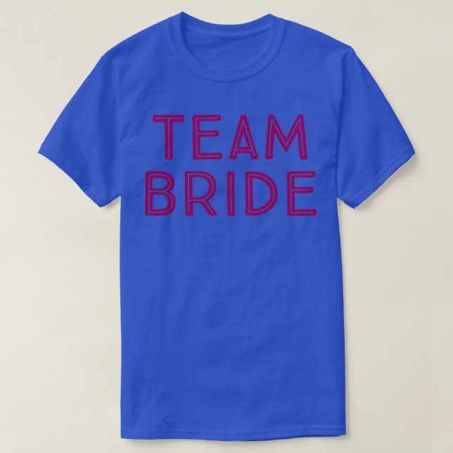 TEAM BRIDE ROSA 3 T SHIRT (Design framsida)