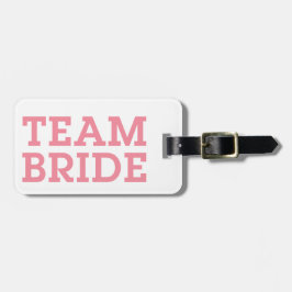 Team Bride Rosa Bagagebricka