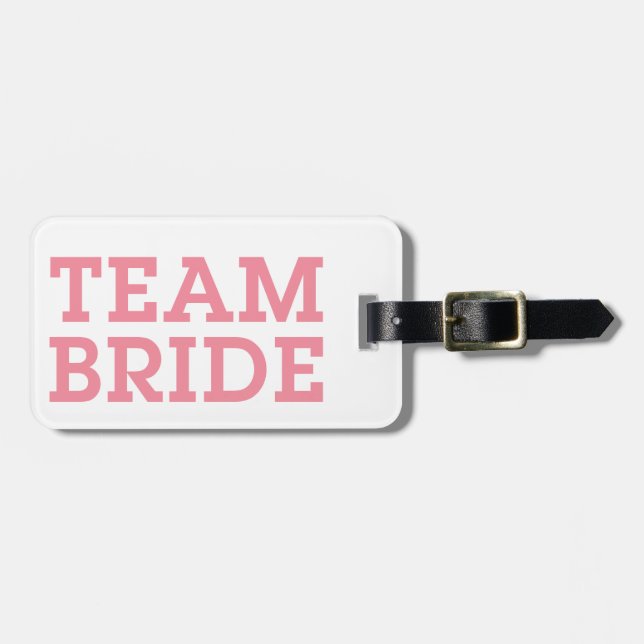 Team Bride Rosa Bagagebricka (Horisontell Framsida)