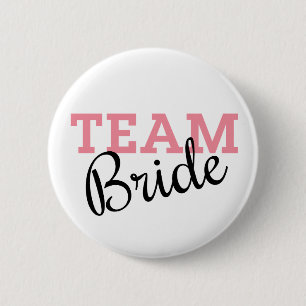 Team Bride Rosa Script Knapp