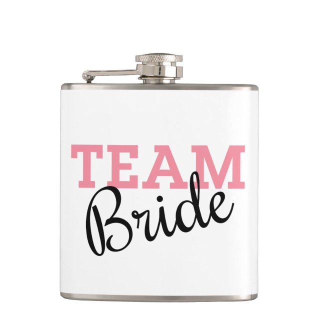 Team Bride Rosa Skript Fickplunta (Framsidan)