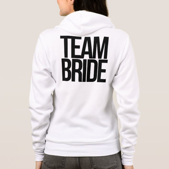 Team Bride ska vara T-shirt (Baksida)
