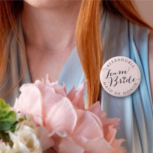 TEAM BRIDE-skript Diamond Bröllop Brudens sida Knapp