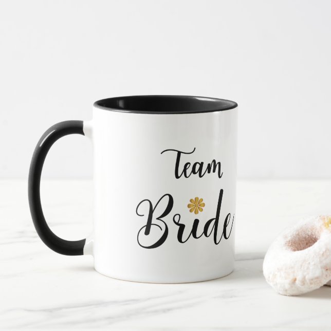 Team Bride Snyggt Coffee Mugg (Med munk)