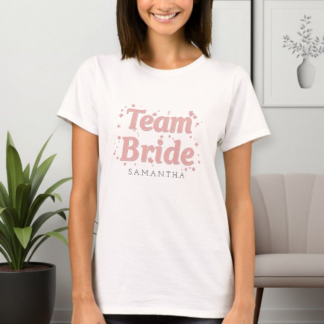 Team Bride T-Shirt for Bridesmaids  (Skapare uppladdad)