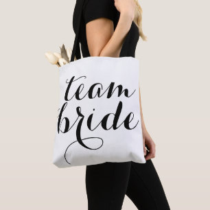 Team Bride Tote Bag Tygkasse