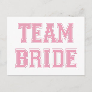 Team Bride Vykort