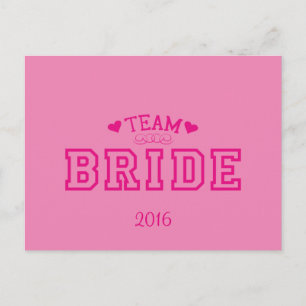 Team Bride Vykort