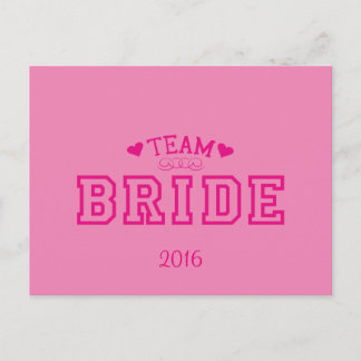 Team Bride Vykort