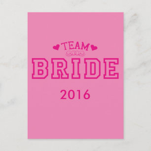 Team Bride Vykort