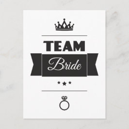 Team Bride Vykort