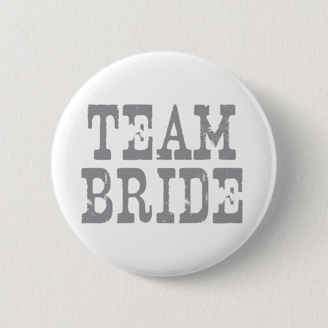 Team Bride Western Grått Knapp (Framsida)