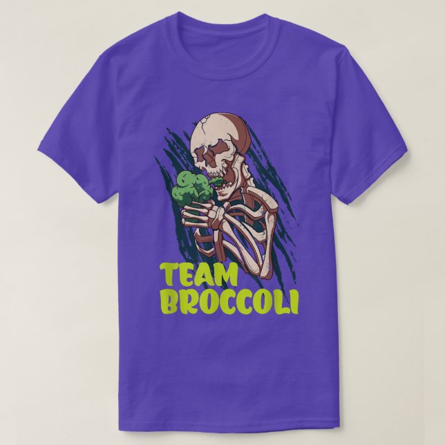 Team Broccoli Broccoli Vegetables Eat Snack Diet S T Shirt (Design framsida)
