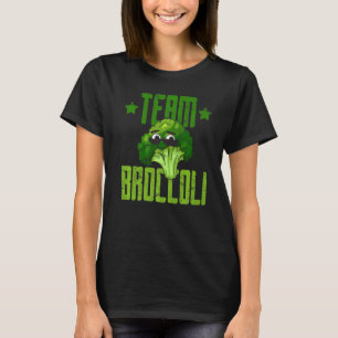Team Broccoli Coola Broc med Shades Go Vegan T Shirt