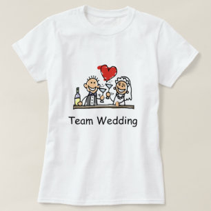 Team Bröllop Cute Bride Groom Möhippa Bachelorette T Shirt