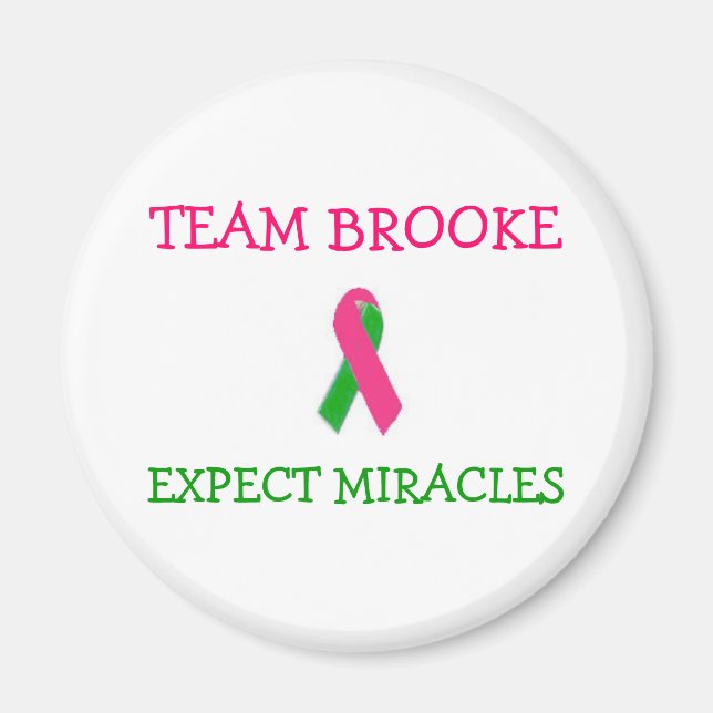 Team Brooke Ribbon Magnet (Framsidan)