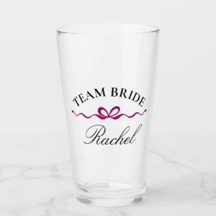 Team Brud Accessory · Anpassad Brudtjejpresent Glaskopp