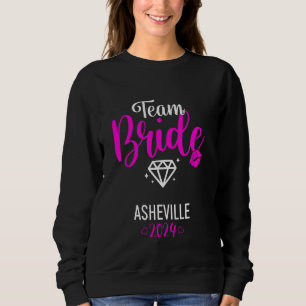 Team Brud Asheville 2024 Möhippa Brud T Shirt