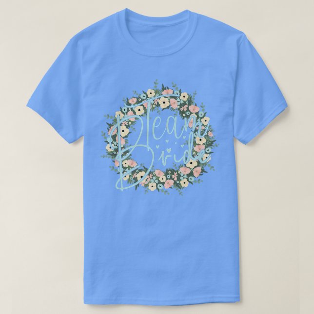 Team Brud Brud Möhippa Sällskapsresa Fästmö T Shirt (Design framsida)