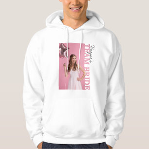 Team Brud Foto Hoodie Personlig Hen-fest