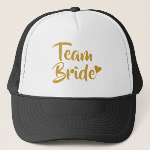 Team Brud Guld Hjarta Keps