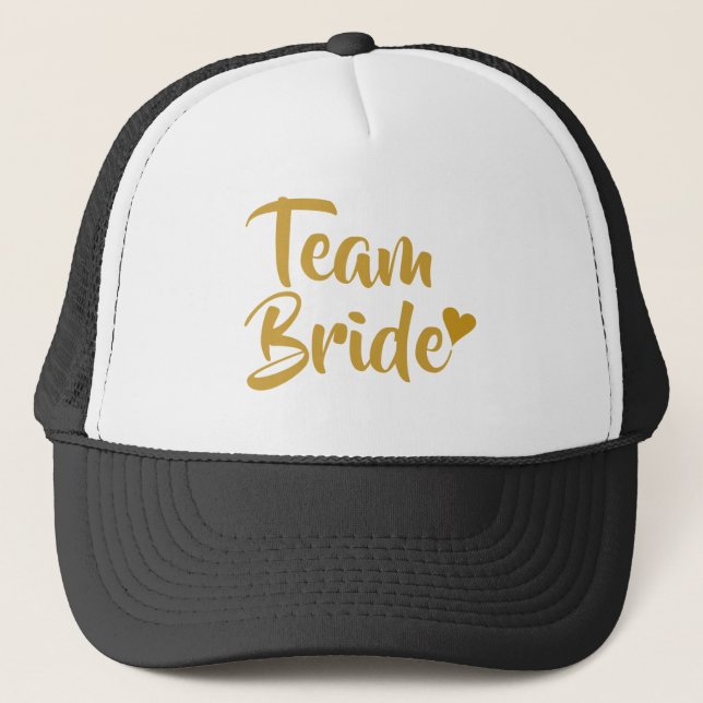 Team Brud Guld Hjarta Keps (Framsida)