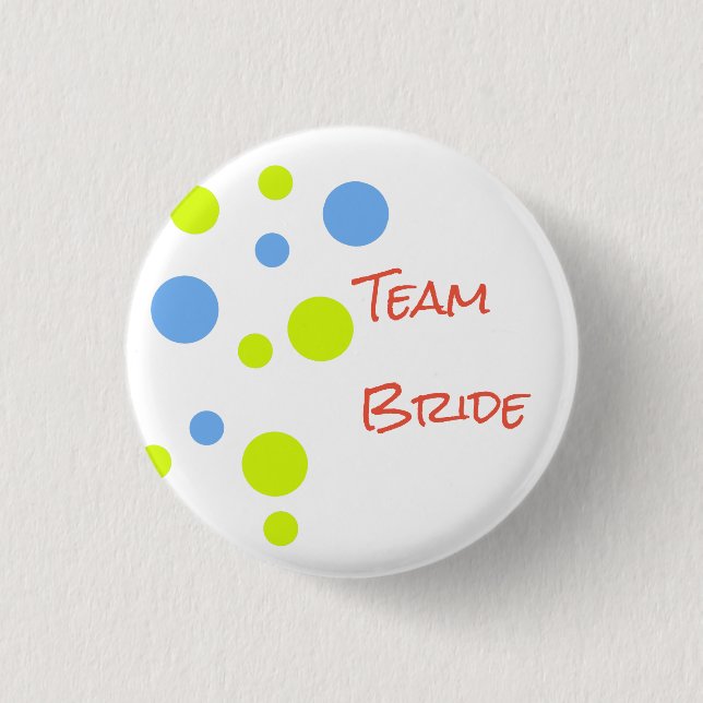 Team Brud Knapp Pin (Framsida)