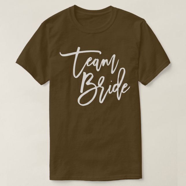 Team Brud Matchande Söt För Sängvätning  T Shirt (Design framsida)