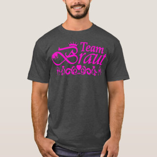 team brud möhippa hotpink t shirt
