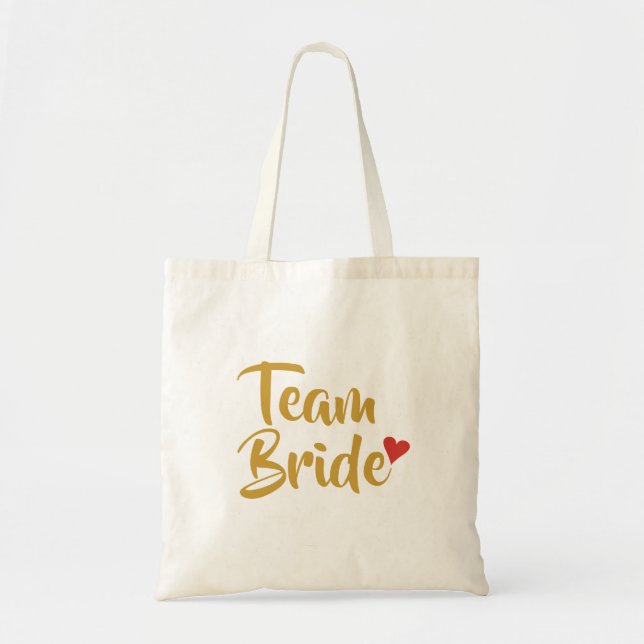 Team Brud Röda Hjärtat Tygkasse (Framsidan)