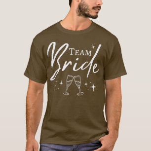 Team Brud Roligt Bachelorette-set för Bröllopspart T Shirt