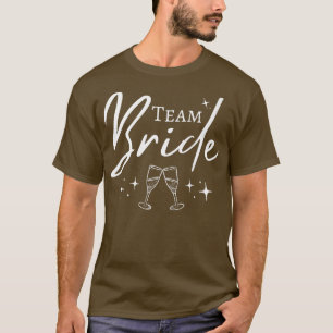 Team Brud Roligt Bachelorette-set för bröllopspart T Shirt