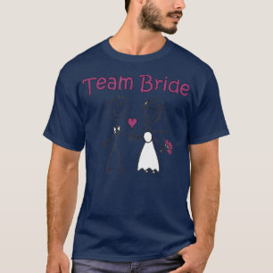 Team Brud Söt Bröllop T-skjortor T Shirt