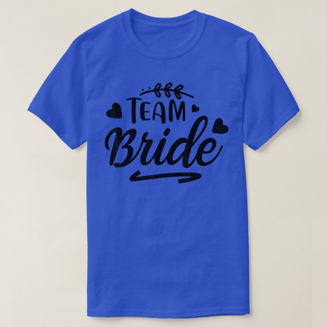 Team Brud Söt Matchning För Möhippa  T Shirt (Design framsida)