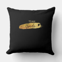 Team Brud Svart Kudd