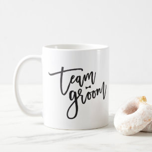 Team Brudgumsskrift Smokingsjal Bröllop Kaffemugg