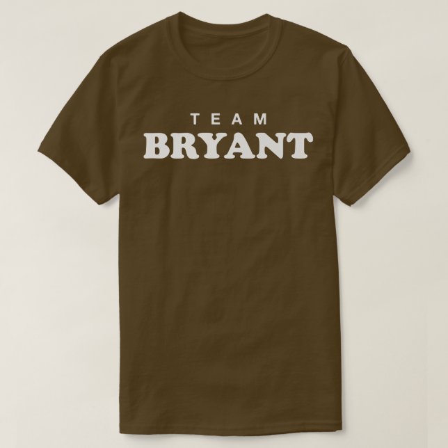 Team Bryant Efternamn Bröllop Efternamn Brud och B T Shirt (Design framsida)
