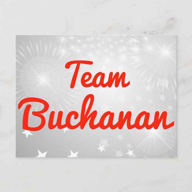 Team Buchanan Vykort (Framsida)