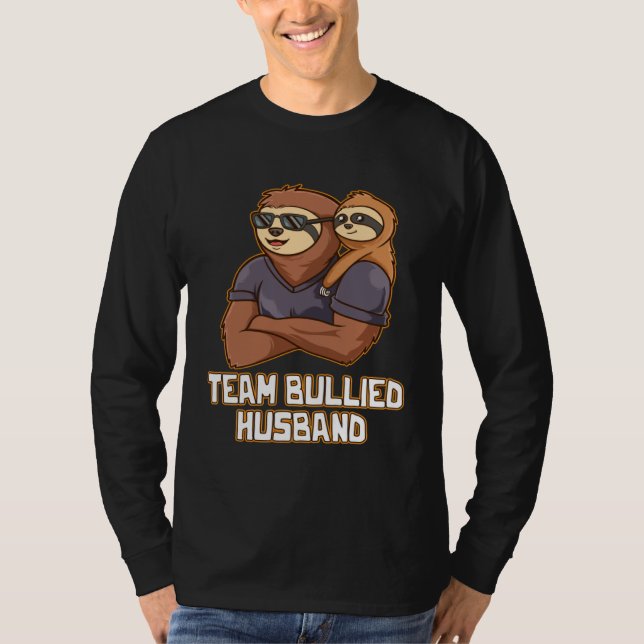Team Bullied Husband Naughty Daddy Playful Dad  Pu T Shirt (Framsida)