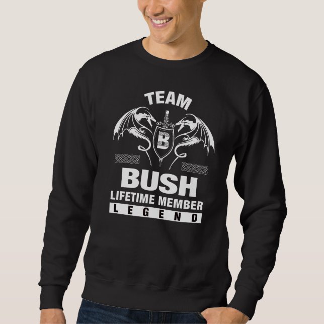 Team Bush-livstidsmedlem Lång Ärmad Tröja (Framsida)