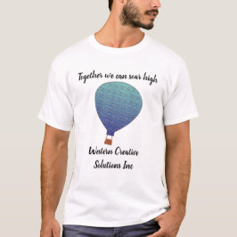 Team Byggnad Luftballong Motivation Business T Shirt