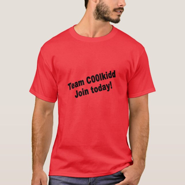 Team C00lkidd Gå med nu CoolKidd C00lkid CoolKid F T Shirt (Framsida)