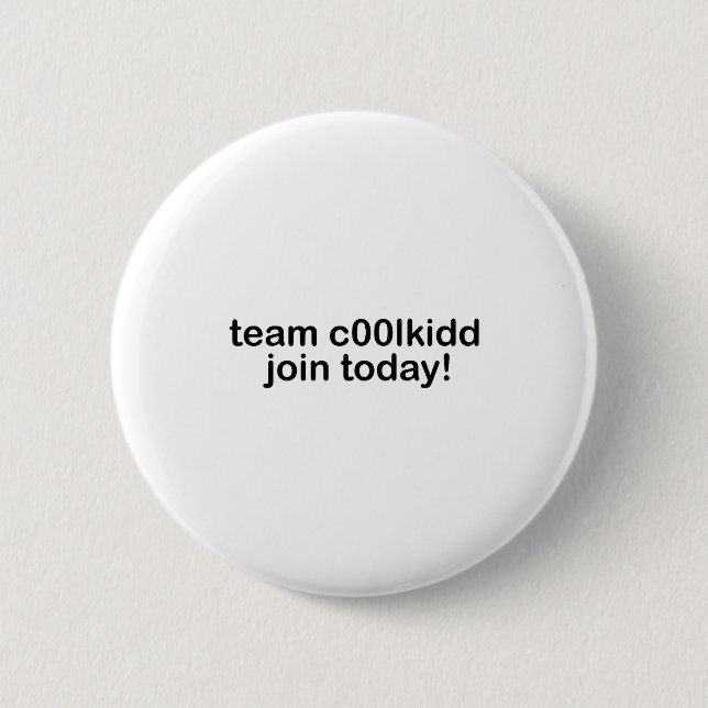 Team C00lkidd Join Today Kids Funny Quote Cool Kid Knapp (Framsida)