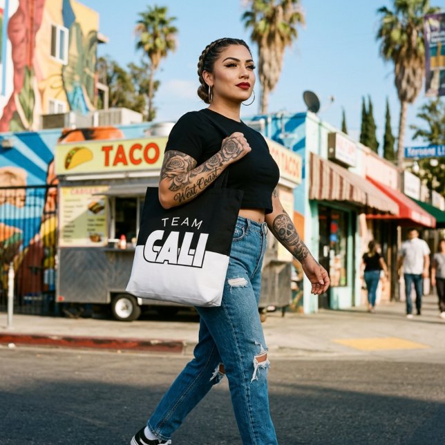 Team Cali-handväskan Tygkasse (Team Cali reusable shopping tote bag)