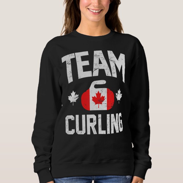 Team Canada Curling T Shirt (Framsida)