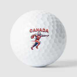 Team Canada Football Dynamic Patriotic Athlete Art