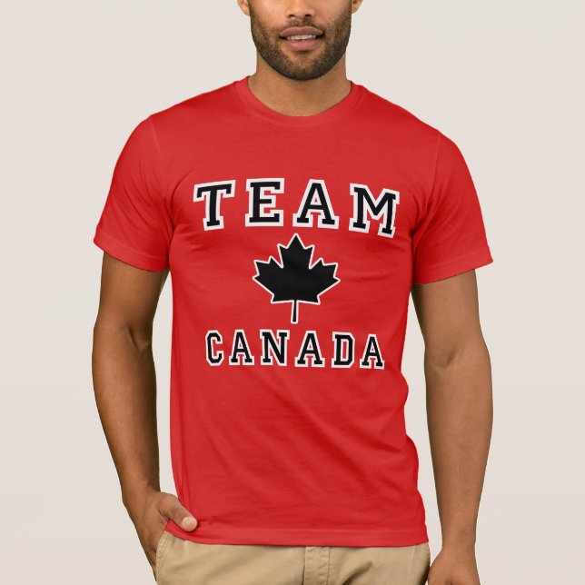 Team Canada T Shirt (Framsida)