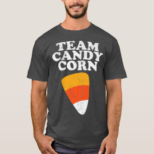 Team Candy corn Funny Halloween Retro 80's 70's Co T Shirt
