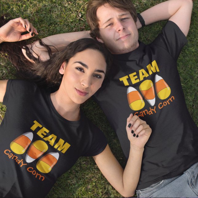 Team Candy corn Halloween T Shirt (Skapare uppladdad)